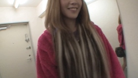 Pretty Saki Oshiro gives a blowjob in the bathroom and bounces on hard cock